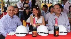 The Board of Directors of PEB Steel Buildings during the 5th steel factory Ground-breaking ceremony