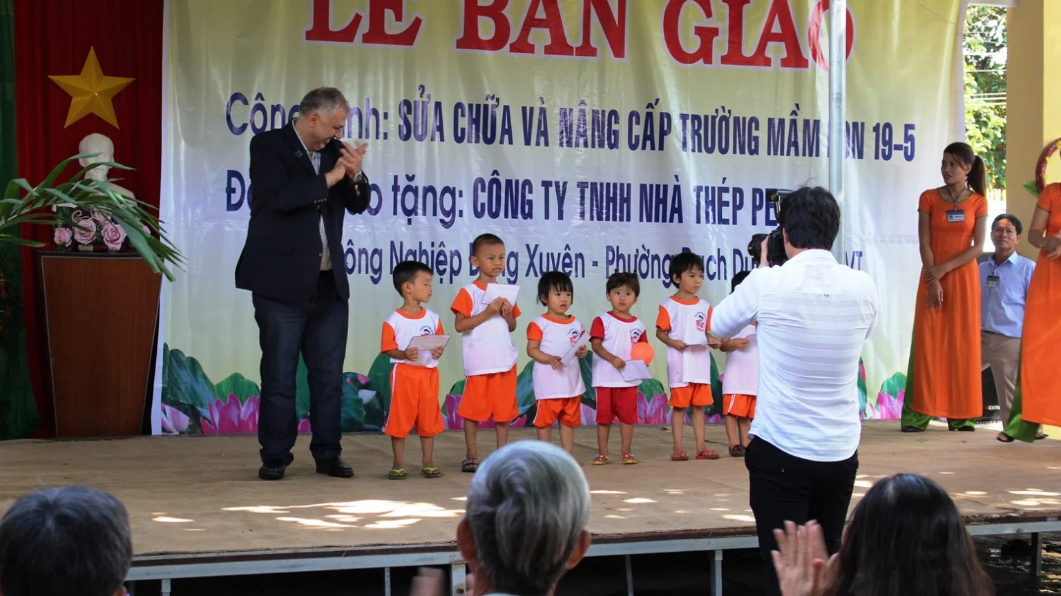Mr. Adib Kouteili gave scholarships to the children who have difficult condition